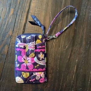 Vera Bradley Floral Nightingale Wristlet
